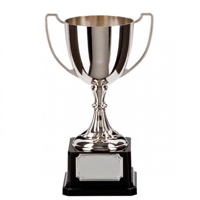 WINCHESTER - NICKEL PLATED TRADITIONAL TROPHY CUP - 3 SIZES